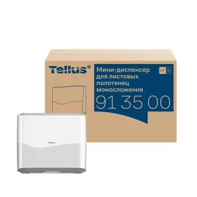 913500 Tellus мини-диспенсер для листовых полотенец моносложения, белый