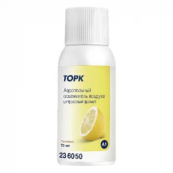 236050 Tork аэрозольный освежитель воздуха, цитрусовый аромат, 75 мл, 12шт.*упак.
