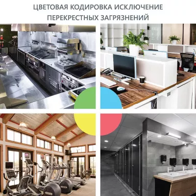 73602 Салфетка универсальная микроволоконная 36*36 см,190 гр/м²,зеленая"HQ"