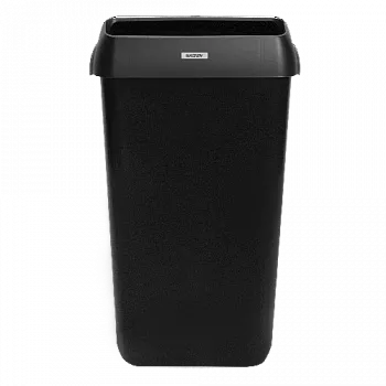 92261_katrin_waste_bin_with_lid_25_litre_black_front