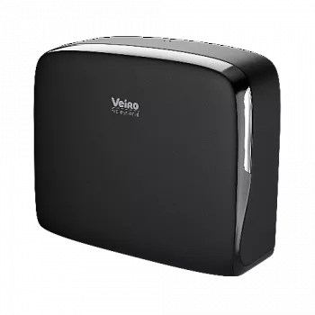 PRIMA mini Future черный Veiro Professional диспенсер для полотенец Z,W-сложения, пластик