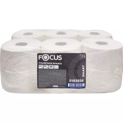 5103036 Focus Smart Jumbo Mini Туалетная бумага 2сл (12рул*168м)
