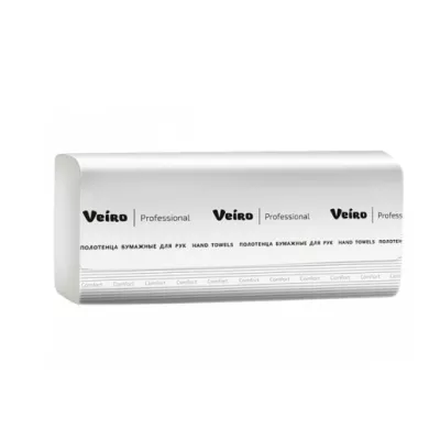 Z22-200 Veiro Lite Comfort Полотенца бумажные в листах Z-сложения, 2 слоя (21 пачка*200 листов)
