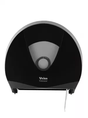 JUMBO черный Veiro Professional Диспенсер для туалетной бумаги в больших и средних рулонах, пластиковый