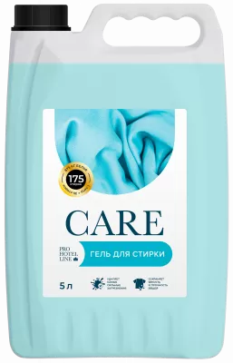 Rinox Care. 5 л Усиленный гель для стирки тканей всех типов.