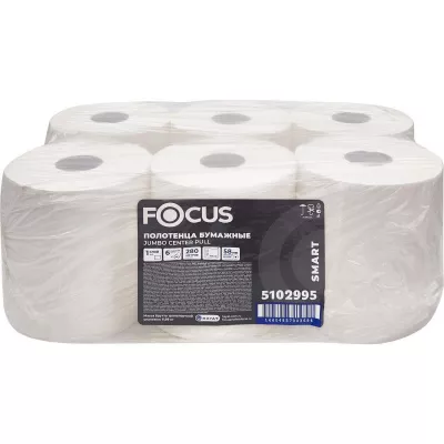 5102995 Focus Smart Jumbo Полотенца рулонные с ЦВ 280м.,1сл. (6рул.)