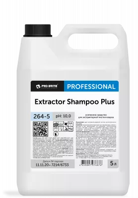 264-5 Pro-Brite Extractor Shampoo Plus Усиленное средство для экстракторной чистки ковров, 5 л