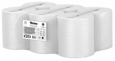 K203 Veiro Professional Полотенца бумажные в рулонах 2сл., D187мм., ширина 200мм, 6рул.*150 м