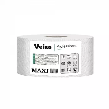 MAXI Veiro Lite Basic Туалетная бумага в больших рулонах, 1 слой (6 рулонов*420 метров)