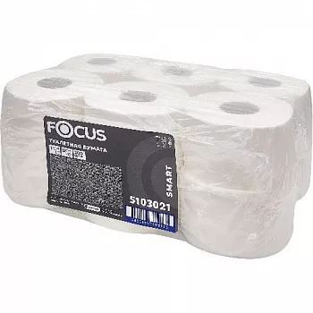 5103021 Focus Smart Jumbo Туалетная бумага 1сл. (12рул*200м)