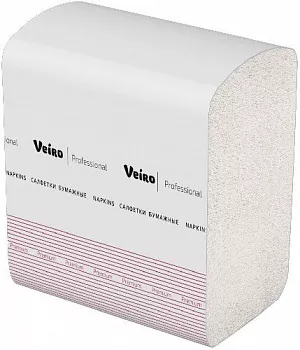 NZ316 Veiro Professional Premium Салфетки бумажные Z-сложение 1 слой, (42пачки*250 листов)