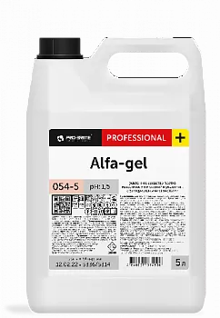 Alfa-gel. 5 л Чистящее средство для санузлов и сантехники