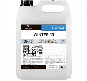 554-5 Pro-Brite Winter 30 Средство для мойки стёкол при температурах не ниже -30°С, 5 л