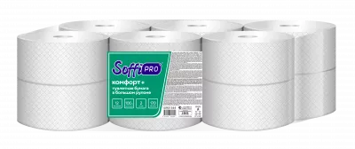 10901544 SoffiPro Туалетная бумага 2сл (12рул*170м)