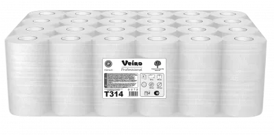 T314 Veiro Professional Туалетная бумага в рулонах 2-сл, D105мм, 160 лист, 125*95мм, 48 рул*20 м