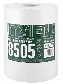 8505 Higen Index NX80 White нетканый протирочный материал,белый,30*40см.,280лст.*рул.