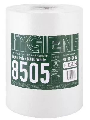 8505 Higen Index NX80 White нетканый протирочный материал,белый,30*40см.,280лст.*рул.