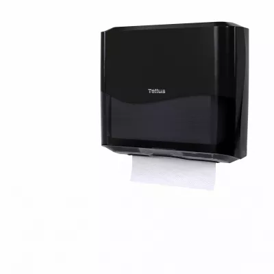 913508 HT3 Диспенсер-мини для листовых полотенец Tellus моносложения, черный